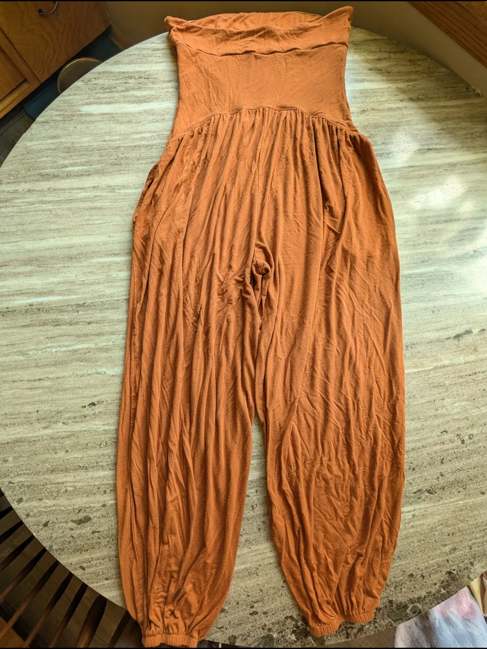 Free People Beach - Women's Rust Orange Relaxed Jumpsuit - Medium